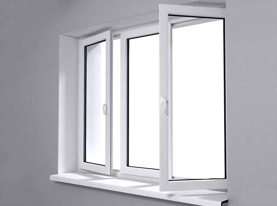  شیشه پنجره یو پی وی سی uPVC